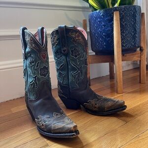 Dan Post Bluebird Cowboy Boots ladies size 6